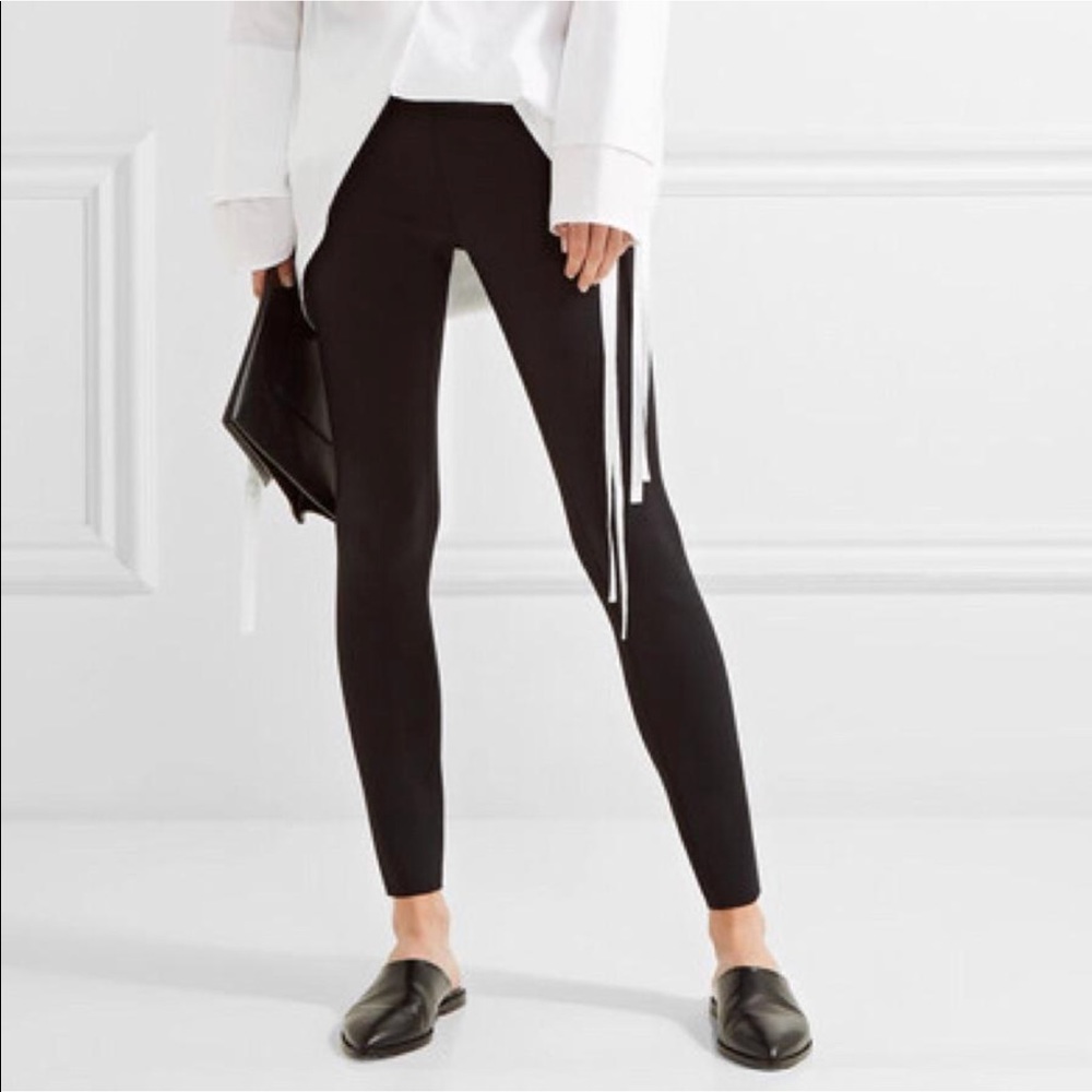 Helmut Lang Scuba neoprene stretch Black leggings